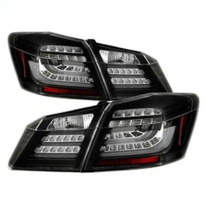 Spyder Honda Accord 2013-2015 4DR LED Tail Lights - Black ALT-YD-HA13LED-LED-BK 5082053 5082053 Photo - Primary