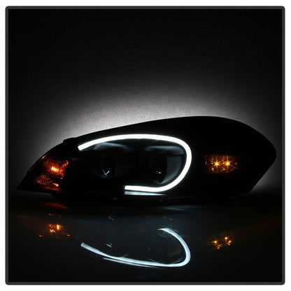 SPYDER xTune 06-13 Chevrolet Impala LED Light Bar Headlights - Black Smoke (PRO-JH-CIM06-LB-BSM) 9042256 9042256 Photo - Unmounted