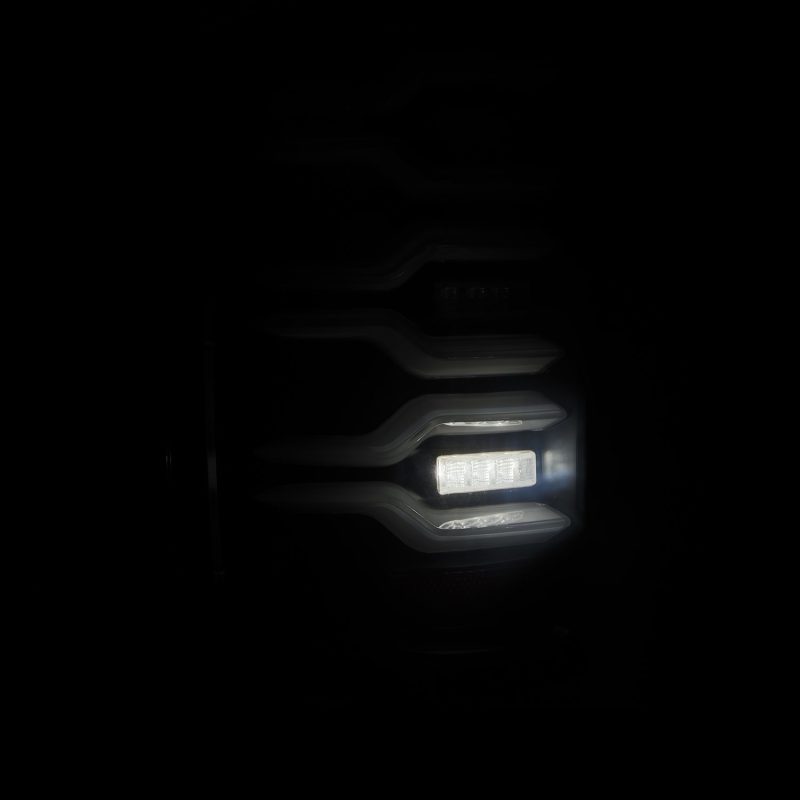 AlphaRex 14-18 Chevrolet Silverado Luxx-Series LED Tail Lights Black w/Activ Light/Seq Signal 620030 620030 User 6