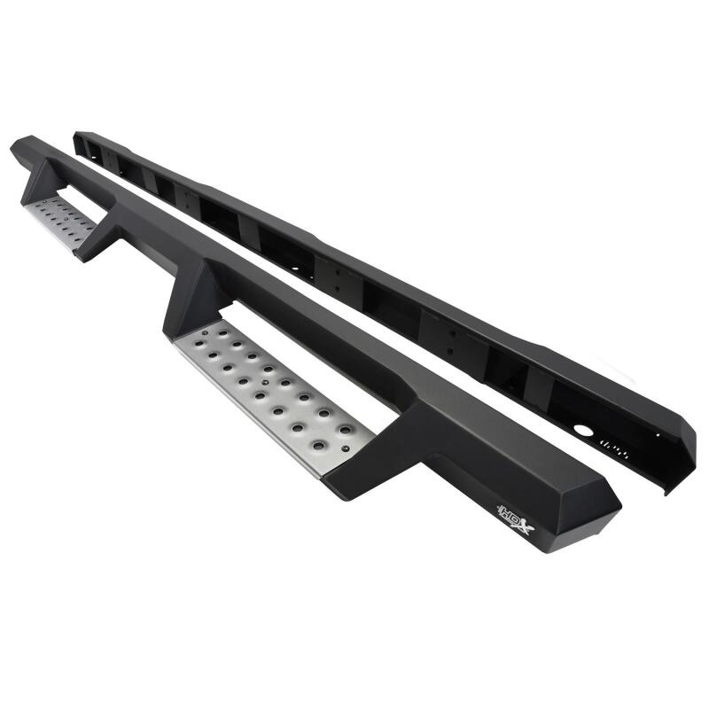 Westin 22-23 Toyota Tundra Double Cab HDX Stainless Drop Nerf Step Bars - Tex. Blk 56-142252 56-142252 Photo - Unmounted