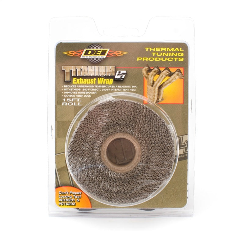 DEI Exhaust Wrap 1in x 15ft - Titanium 10128 10128 Photo - Unmounted