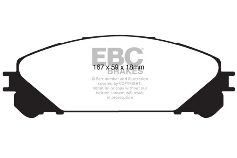 EBC Disc Brake Pad Set DP61837 Photo - Primary