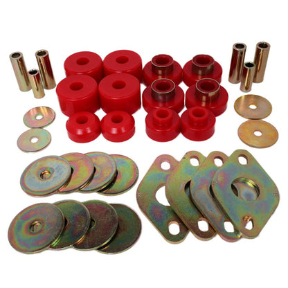 Energy Suspension 2005-13 Toyota 2WD/4WD Tacoma- All Models Body Mount Set Red 8.4109R Photo - Primary