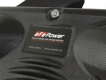 aFe Black Series Carbon Fiber Cold Air Intake System: Porsche 911 Carrera/ 52-12352-C Photo - Unmounted