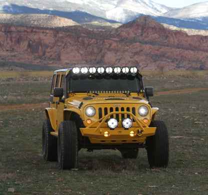 KC HiLiTES 07-18 Jeep JK (Not for Rubicon/Sahara) 7in. Gravity LED Pro DOT Headlight (Pair Pack Sys) 42341 42341 Photo - lifestyle view
