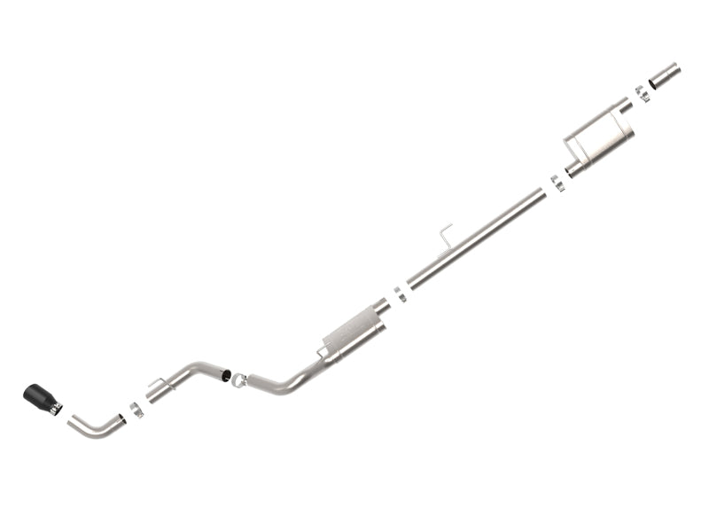 aFe Apollo GT Series 3" 409 Stainless Steel Cat-Back Exhaust 2020 Jeep Gladiator 3.6L 49-48083-B 49-48083-B Photo - Unmounted