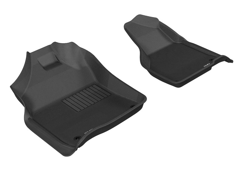 3D MAXpider 2012-2020 Dodge Ram 1500 Crew/2500/3500 Crew/Mega Kagu 1st Row Floormat - Black L1DG02011509 L1DG02011509 Photo - Primary