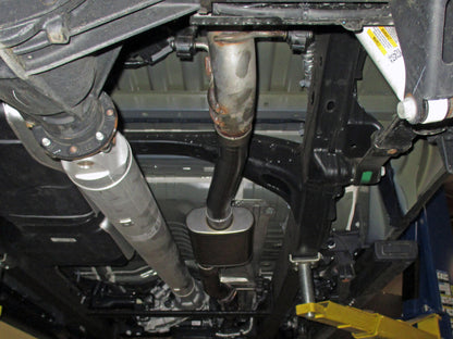 aFe Apollo GT Series 3in 409 Stainless Steel Muffler Upgrade 2019 GM Silverado/Sierra 1500 V8-6.2L 49C44114 49C44114 Photo - Mounted