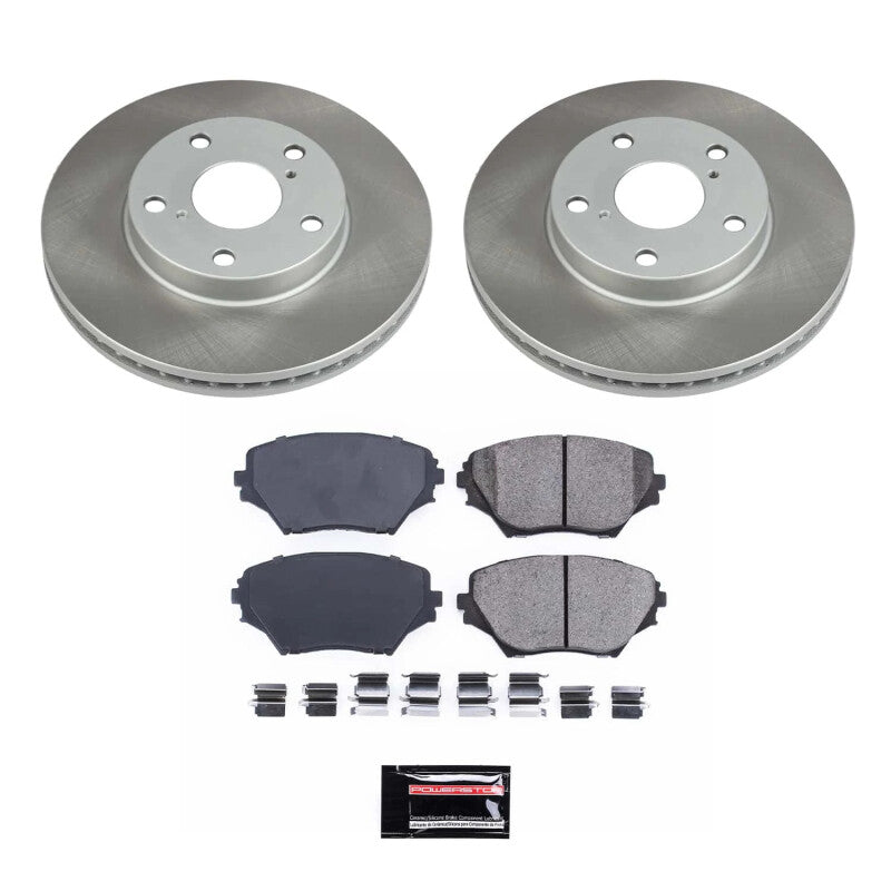 PowerStop Power Stop 01-05 Toyota RAV4 Front Semi-Coated Rotor Kit SC2419 SC2419 Photo - Primary