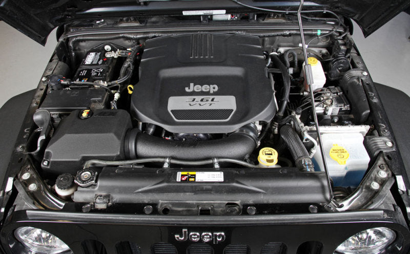 AEM Induction AEM Brute Force Intake System 12-13 Jeep Wrangler 3.6L V6 21-8316DS 21-8316DS Photo - Mounted