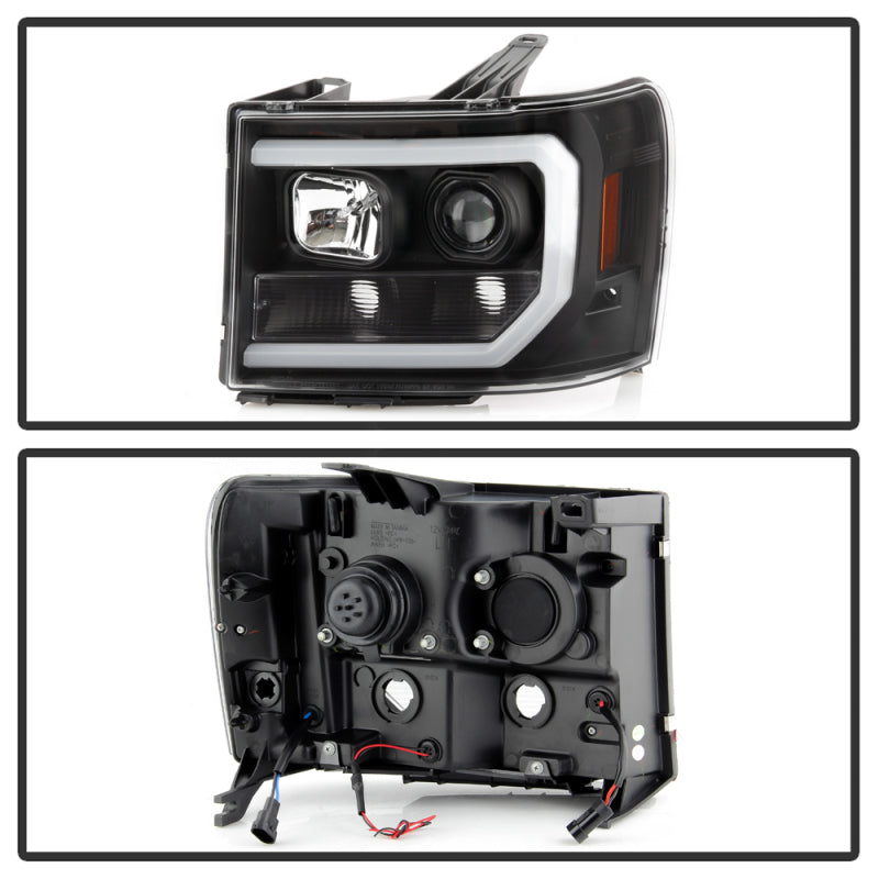 Spyder GMC Sierra 1500/2500/3500 07-13 Denali 08-13 LED Headlights Blk PRO-YD-GS07V2PL-BK 5087522 5087522 User 1