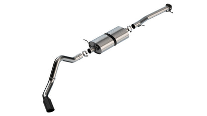 Borla 20-22 Chevrolet/GMC Silverado/Sierra 6.6L T-304 SS Cat-Back S-Type Exhaust - Brushed 140833BC 140833BC Photo - Primary