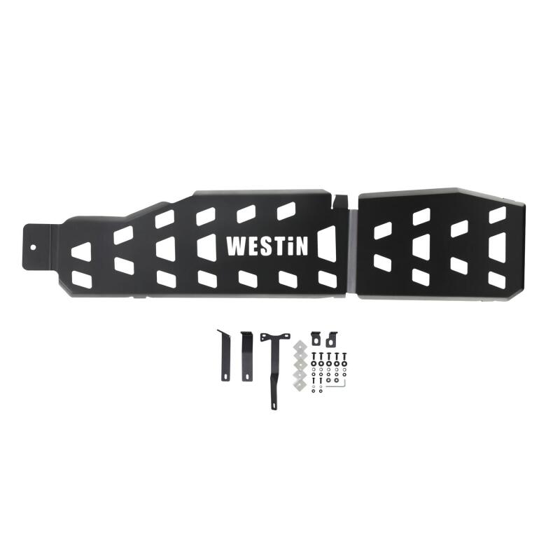 Westin 18-22 Jeep Wrangler JLU 4dr. (Excl. 4xe) Gas Tank Skid Plate - Tex. Blk 42-21115 42-21115 Photo - Unmounted