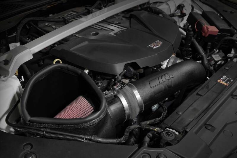 K&N Engineering K&N 22-24 Cadillac CT5 6.2L V8 Performance Air Intake System 63-3121 63-3121 Photo - Mounted