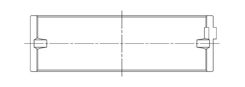 ACL BMW N54/N55/S55B30 3.0L Standard Size Main Bearing Set 7M1397H-STD 7M1397H-STD Technical Drawing
