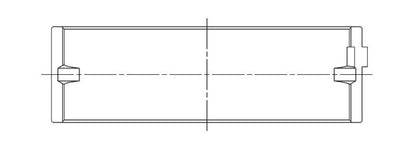 ACL BMW N54/N55/S55B30 3.0L Standard Size Main Bearing Set 7M1397H-STD 7M1397H-STD Technical Drawing