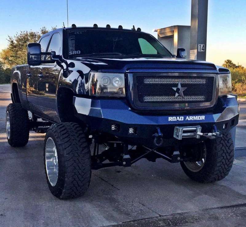 Road Armor 11-14 Chevy 2500 Stealth Front Winch Bumper - Tex Blk 382R0B 382R0B Photo - Primary
