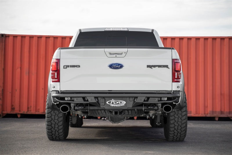 Addictive Desert Designs 17-19 Ford F-150 Raptor PRO Bolt-On Rear Bumper R118571280103 R118571280103 Photo - Mounted