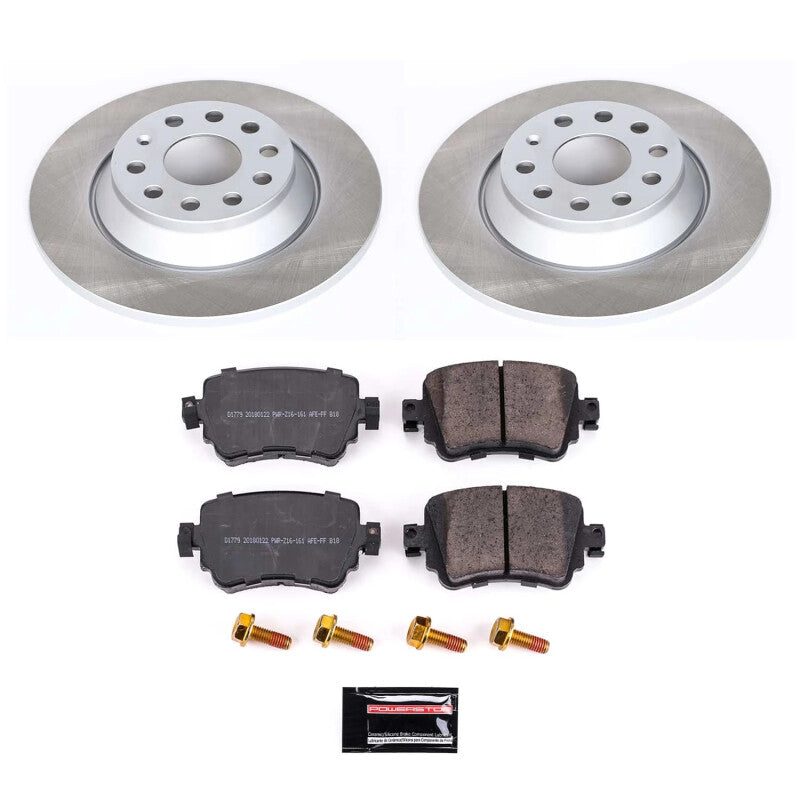 PowerStop Power Stop 16-18 Audi Q3 Quattro Rear Semi-Coated Rotor Kit SC7707 SC7707 Photo - Primary