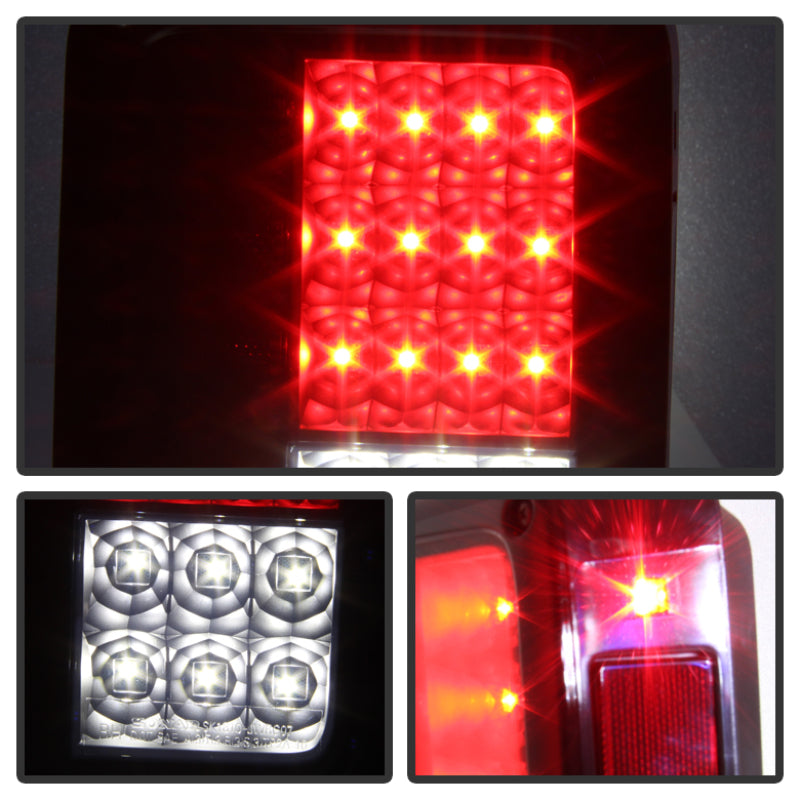 Spyder Jeep Wrangler 07-15 LED Tail Lights Black Smoke ALT-YD-JWA07-LED-BSM 5079978 5079978 User 1