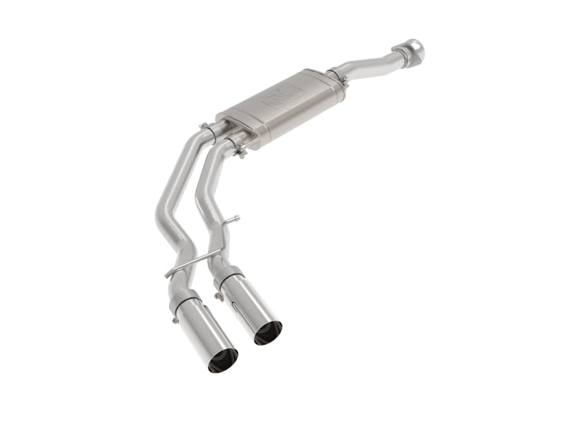 aFe Rebel 3in 409 SS Cat-Back Exhaust 2021 Ford F-150 V6 2.7L/3.5L (tt)/V8 5.0L w/ Polished Tips 49-43128-P 49-43128-P Photo - Primary