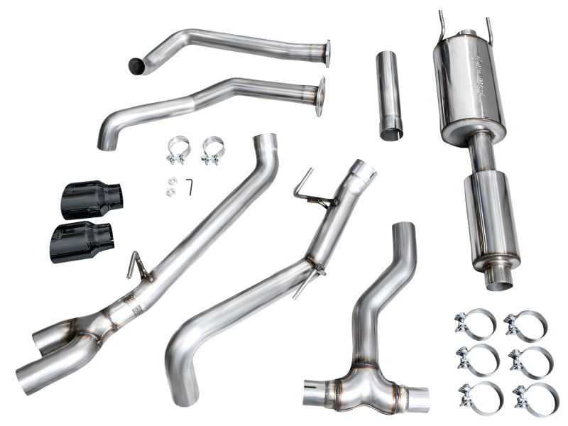 AWE Tuning AWE 0FG Exhaust for 3rd Gen Toyota Tundra - Dual Diamond Black Tips 3015-33063 3015-33063 Photo - out of package