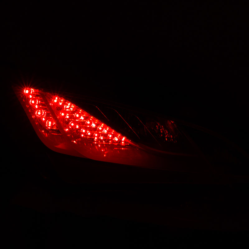 Anzo 2010-2013 Hyundai Genesis LED Taillights Red/Clear 321334 Photo - Mounted