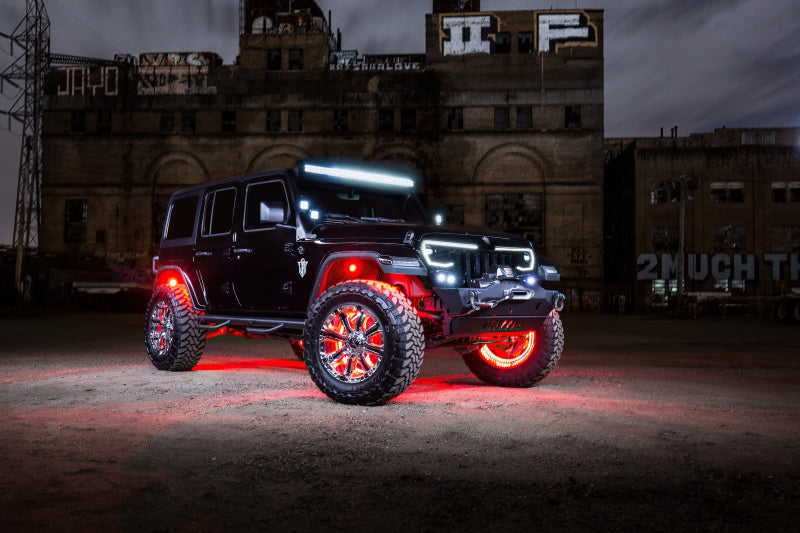 ORACLE Lighting Oracle LED Illuminated Wheel Rings - Double LED - Red 4228-003 4228-003 Photo - lifestyle view