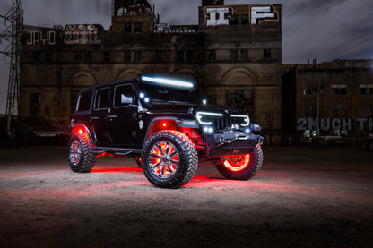 ORACLE Lighting Oracle LED Illuminated Wheel Rings - Double LED - Red 4228-003 4228-003 Photo - lifestyle view