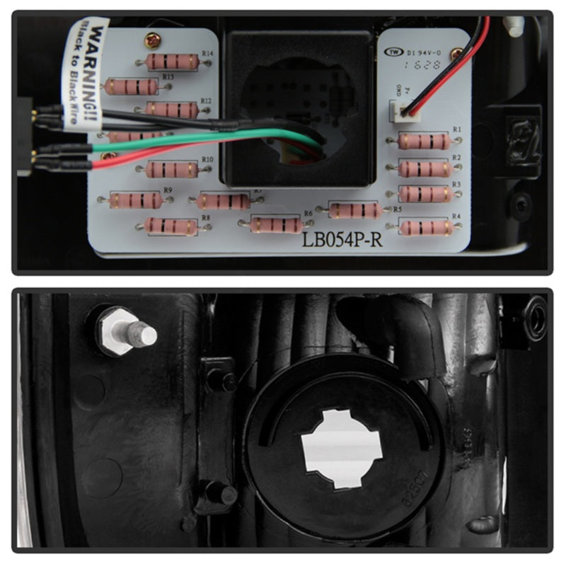 Spyder 08-16 Ford Super Duty LED Tail Lights Black Smoke ALT-YD-FS07-LED-BSM 5083296 5083296 Photo - Unmounted