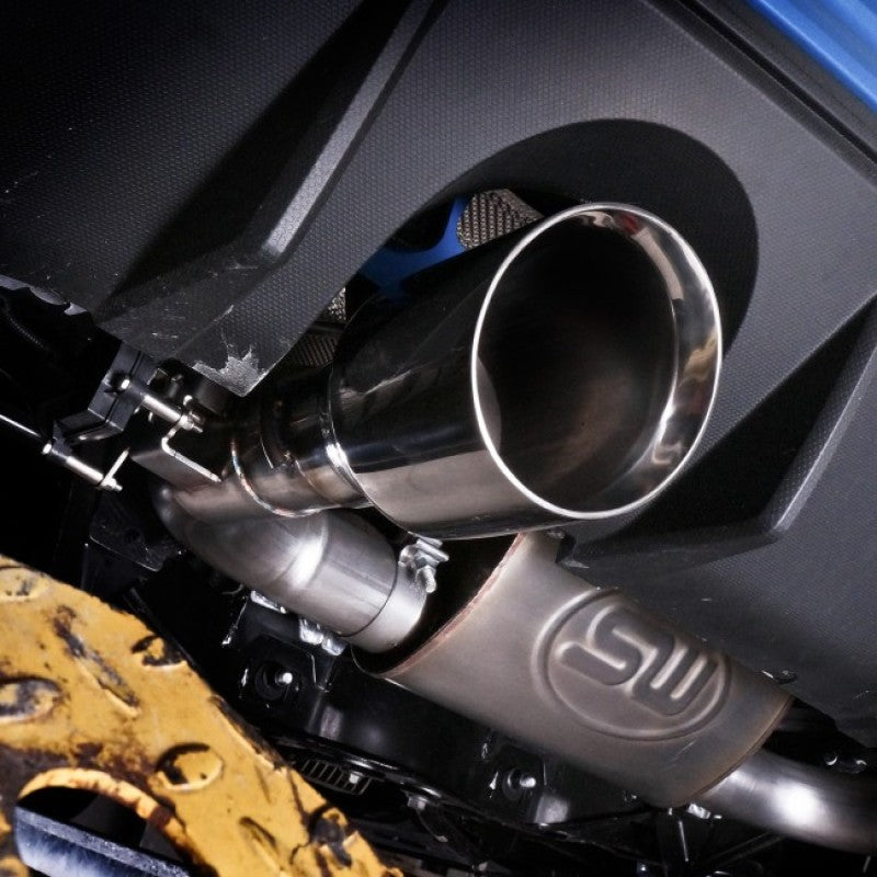 Stainless Works 2016-18 Ford Focus RS 3in Catback Vintage Round Muffler 5in Tips FCRS16CB FCRS16CB User 6