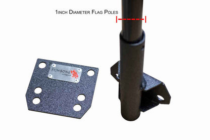 Fishbone Offroad Bed Rail Flag Mount FB21329 FB21329 Photo - out of package