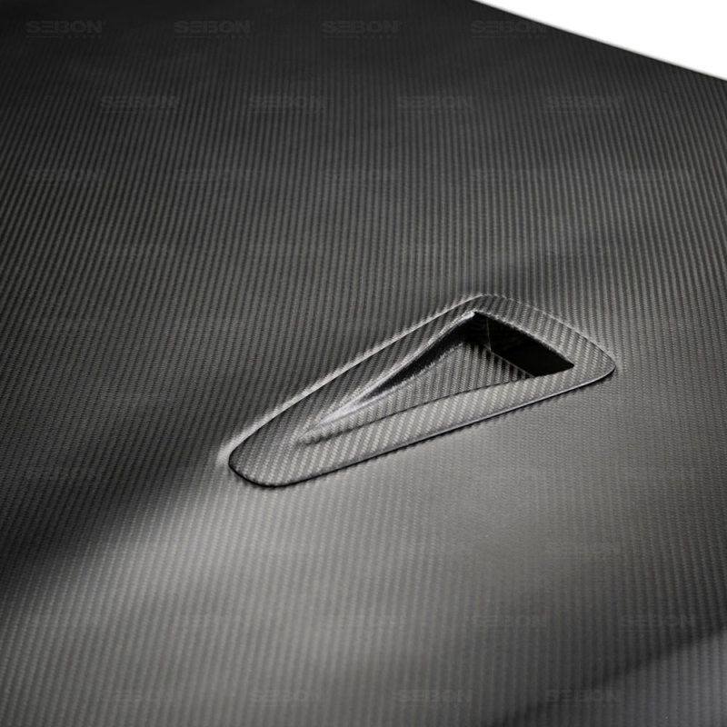 Seibon 09-10 Nissan GTR R35 Carbon Fiber Hood HD0910NSGTR-OE-DRY Photo - Primary