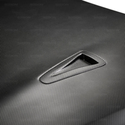 Seibon 09-10 Nissan GTR R35 Carbon Fiber Hood HD0910NSGTR-OE-DRY Photo - Primary