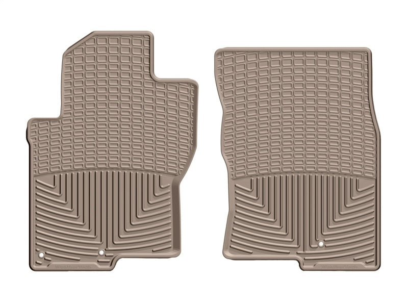 WeatherTech WT Rubber Mats - Front - Tan Floor Mats Floor Mats - Rubber main image