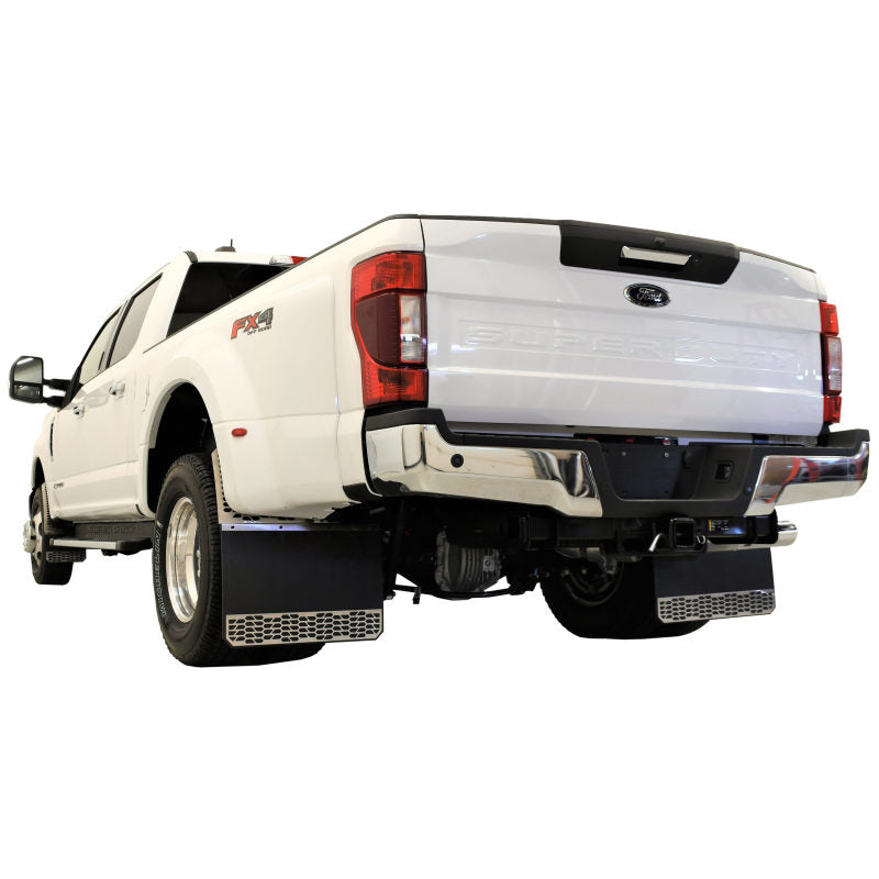 Putco 2020 Chevy Silv/Sierra HD Dually (Rear) - Set of 2 Mud Skins - Polished SS w/ Hex Shield 78025 78025 Photo - Primary