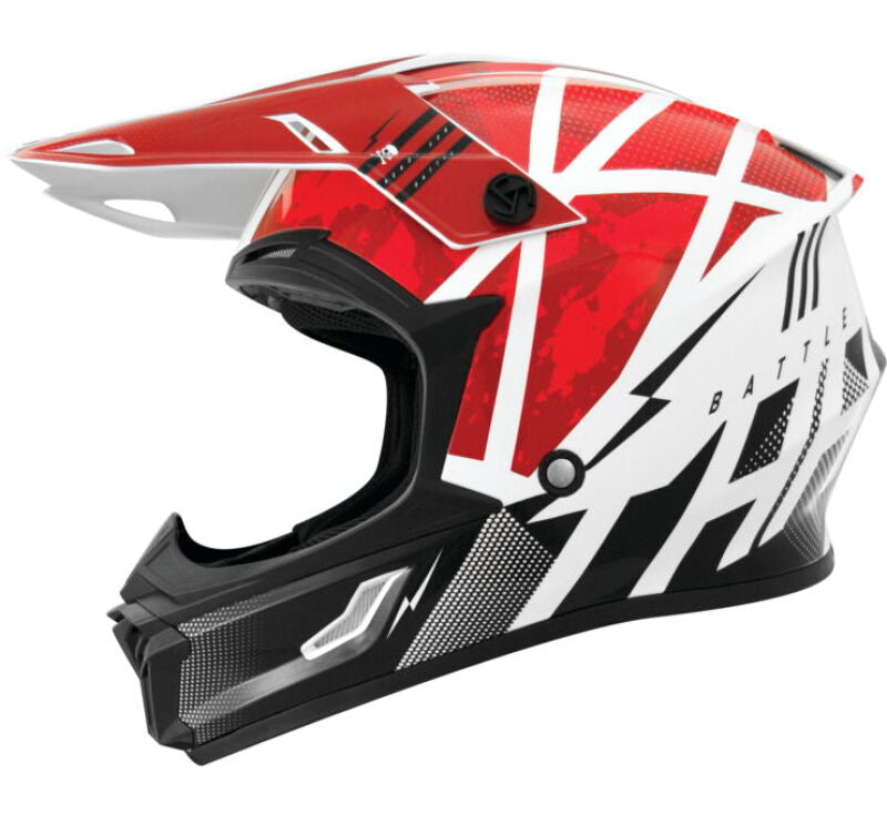 THH Helmets T710X Battle Red/Blk Ysm 646472 646472 Photo - Primary