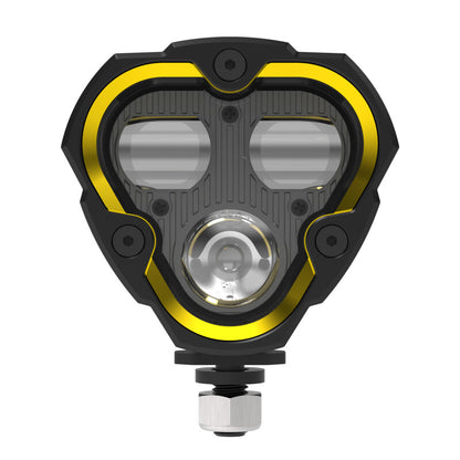 KC HiLiTES FLEX ERA 3 Dual Mode SAE Fog Light - Single Light Master Kit (w/Clear + Yellow Lens) 1284 1284 User 2