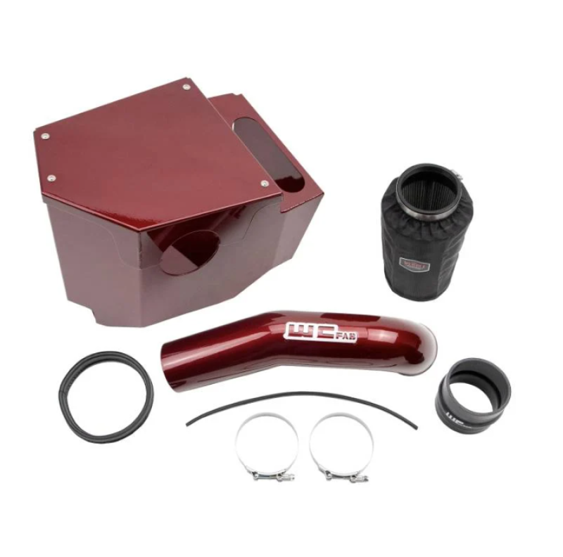 Wehrli 20-22 Chevrolet 6.6L L5P Duramax 4in Intake Kit - Red WCF100702-RED