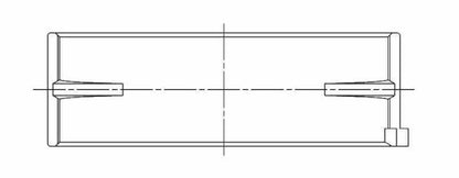ACL Race Series Main Bearings Nissan 4 1998cc SR20DET GTiR Size: STD 5M2975H-STD Technical Drawing