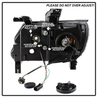 Spyder 15-17 Chevy Colorado Projector Headlights - Light Bar LED - Black (PRO-YD-CCO15-LBDRL-BK) 5085283 5085283 Photo - Unmounted