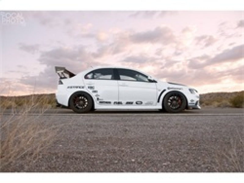 Spyder Mitsubishi Lancer/Evolution X 08-14 LED Tail Lights Blk ALT-YD-MITEVO1008-LED-BK 5030375 5030375 Photo - Mounted
