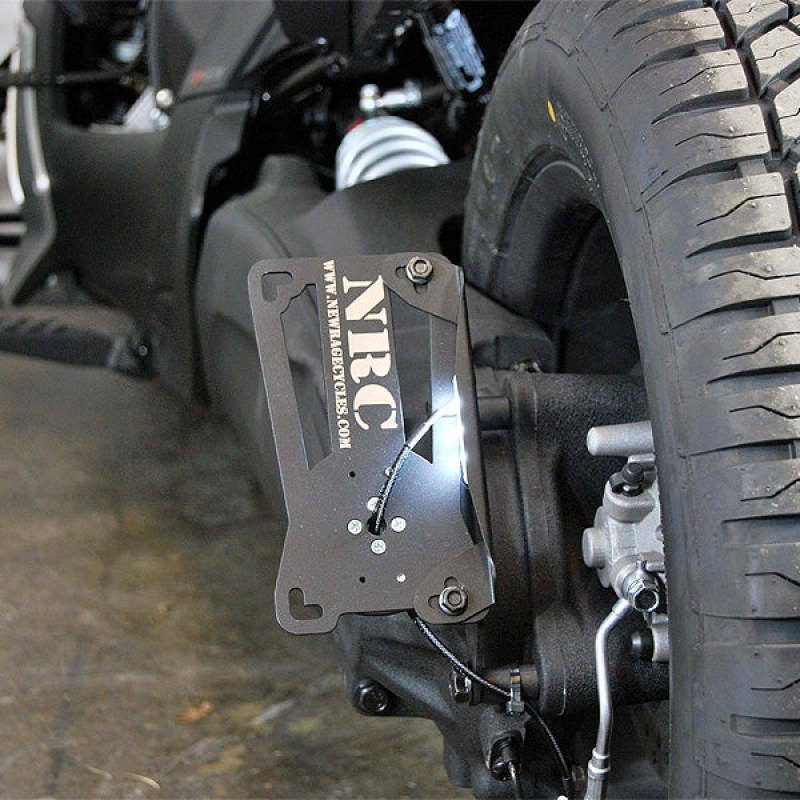 New Rage Cycles Side Mount License Plate Ryker 19+ RYKER-SIDE RYKER-SIDE Photo - Primary