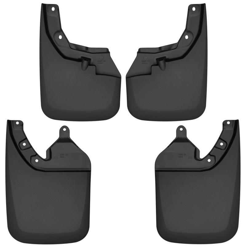 Husky Liners 2016-2017 Toyota Tacoma w/ OE Fender Flares Front and Rear Mud Guards 56946 Photo - Primary
