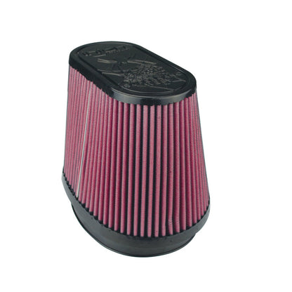 Injen 8-Layer Oiled Cotton Gauze Air Filter 8.5x9.0in Oval ID / 7.0in Height / 4.0x8.0in Top X-1023-BR X-1023-BR Photo - out of package