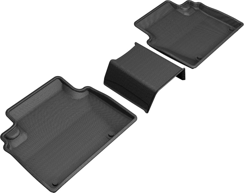 3D MAXpider 2018-2019 Honda Clarity Plug-in Hybrid Kagu 2nd Row Floormats - Black L1HD10021509 L1HD10021509 Photo - Primary