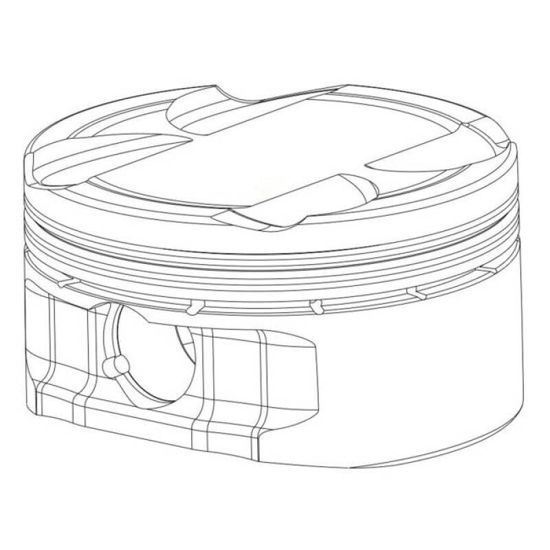 CP-Carrillo Automotive Piston, Each, Cyl: 1, Material ID: 1695 0DF1L