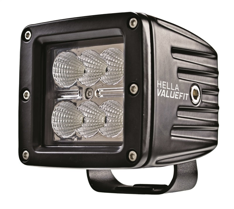 Hella Value Fit 3.1in - 18W Cube Flood Beam - LED Light 357204051 357204051 Photo - Unmounted