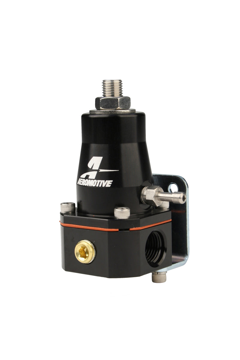 Aeromotive EFI Regulator, Billet, 2x -6 Inlet & -6 Return, (Black Anodized) 13136 Photo - Primary