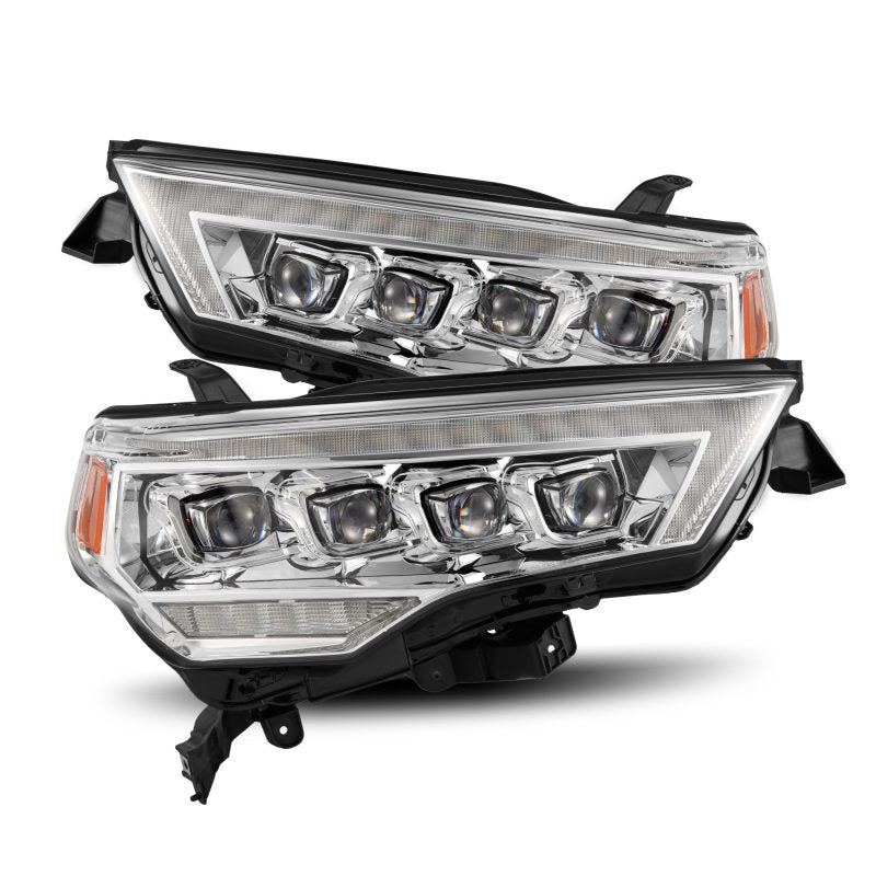 AlphaRex 14-22 Toyota 4Runner NOVA LED Proj Headlights Chrome w/ Activ Light/Seq Signal/DRL 880809 880809 Photo - Primary